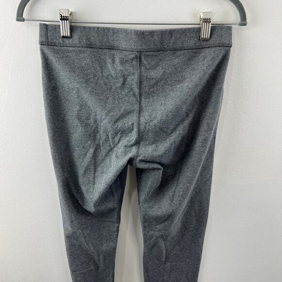 Under Armour Gray Yoga Leggings Elastic Waist Pull On Performance Size M Medium - Picture 3 of 7